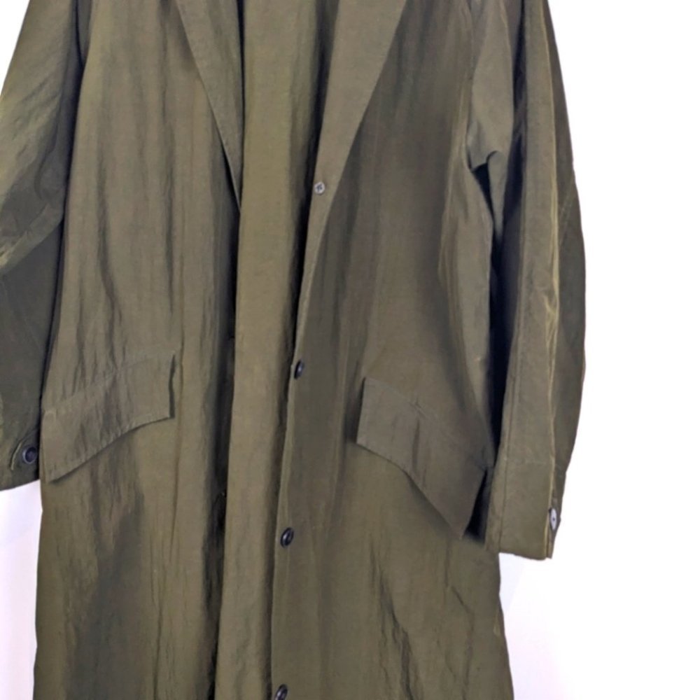 ARITZIA babaton Skylar trench coat moss green size small - Picture 12 of 13